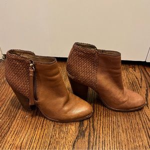 Coach leather booties!